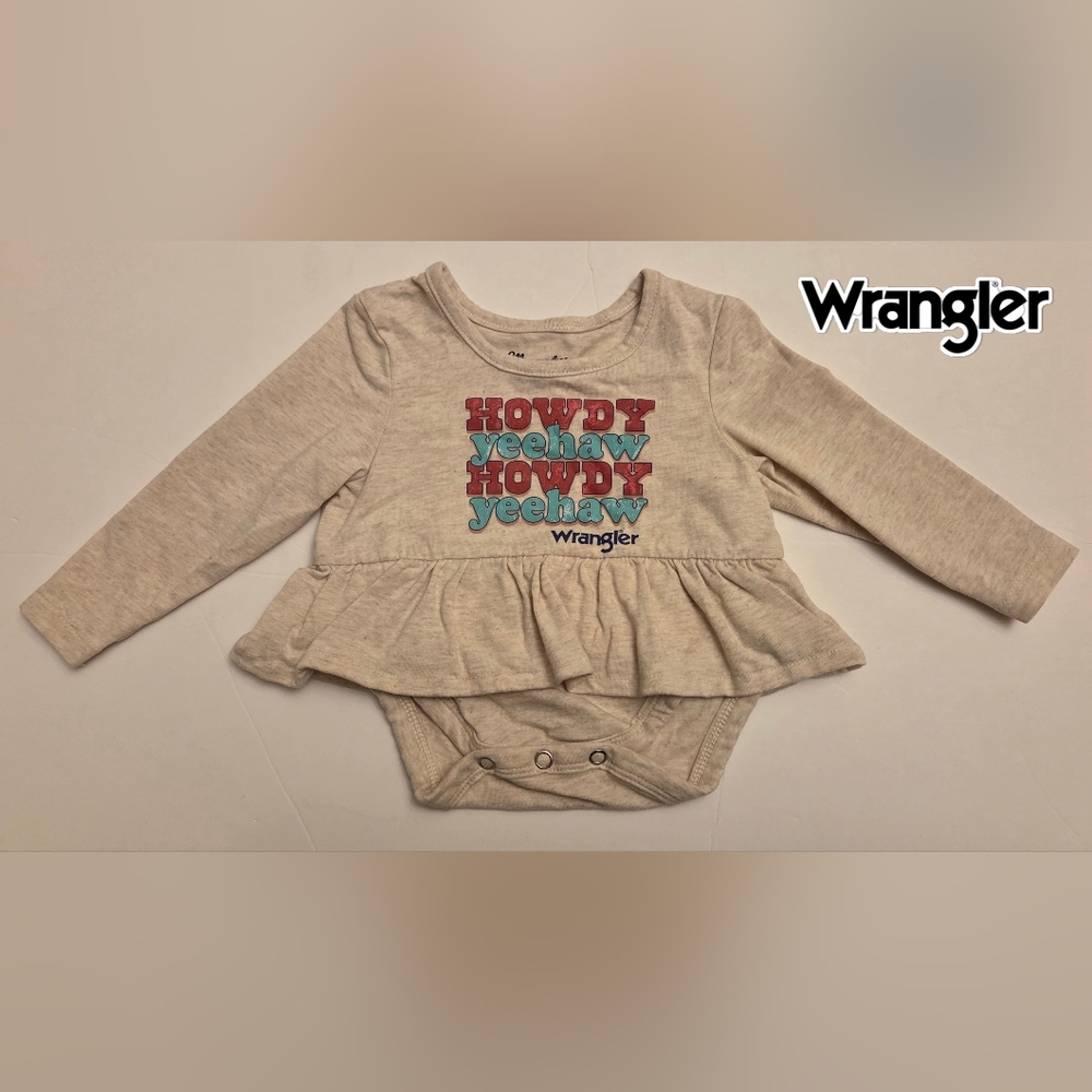 'Wrangler' Baby Girl Western Body Suit